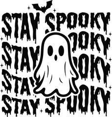 Stay Spooky Svg, Halloween Svg, Skeleton Hand Svg, Skeleton Svg, Spooky Season Svg, Bats Svg, Rock Hand Svg, Retro Halloween Svg, Ghost Svg