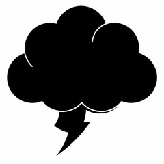 cloud and rain vector illustration