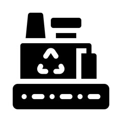 recycling glyph icon