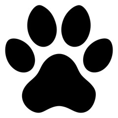 paw print icon vector illustration © pankajkumar