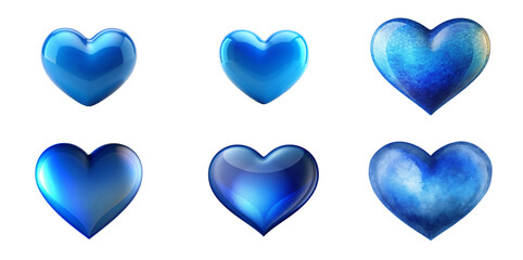 Fototapeta premium Heart Isolated on Transparent Background