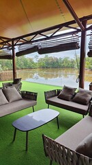 The Abode river luxury eco tent safari lodge in Ulu Temburong National Park in Brunei
