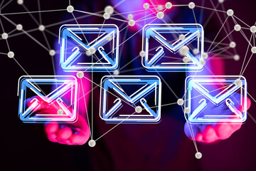 mail communication support contact concept service