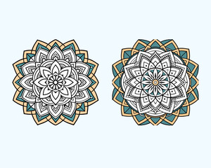 Ornamental luxury mandala pattern