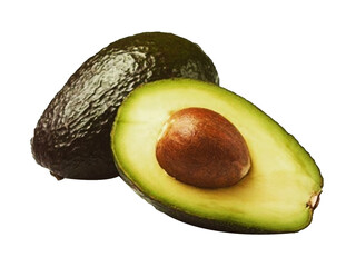 Fresh avocado with half cut Ripe  with seed 