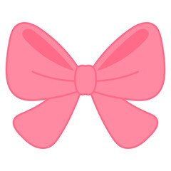 pink bow illustration 
