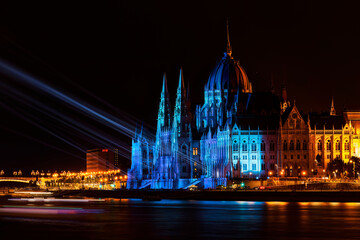 Budapest lights and fireworks show on August 20th. St. Stephen’s Day