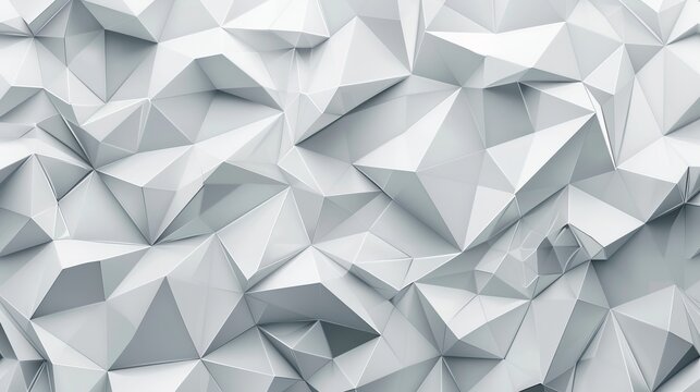 Monochromatic geometric abstract background in light grey