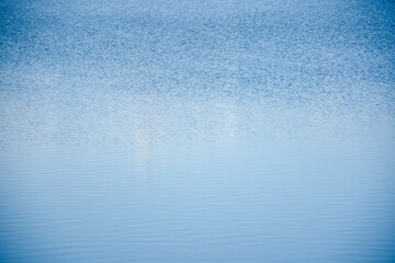 Blue water surface pattern characteristics