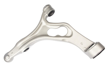 new suspension arm of a vehicle on a white background. New suspension lower control arm of a...