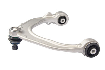 new suspension arm of a vehicle on a white background. New suspension lower control arm of a...