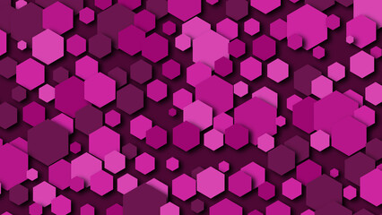 Dynamic teal hexagon pattern, perfect for modern wide backgrounds, web design, and digital art projects.