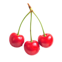 Three Cherries Closeup
