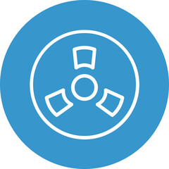 Nuclear Vector Line White Circles Multicolors