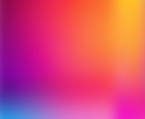Abstract blurred bright warm colors gradient background