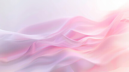 Fototapeta premium Abstract pink pastel color wave silky fabric background elegant wallpaper design