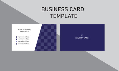 Corporate Business card design and template 