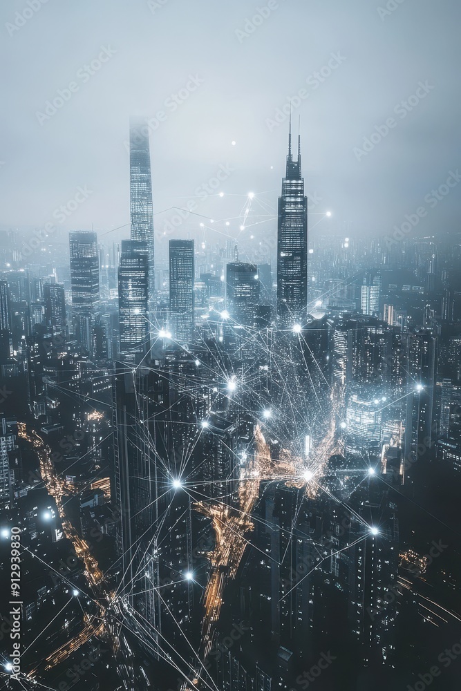 Poster iot driven smart cities with interconnected urban infrastructure