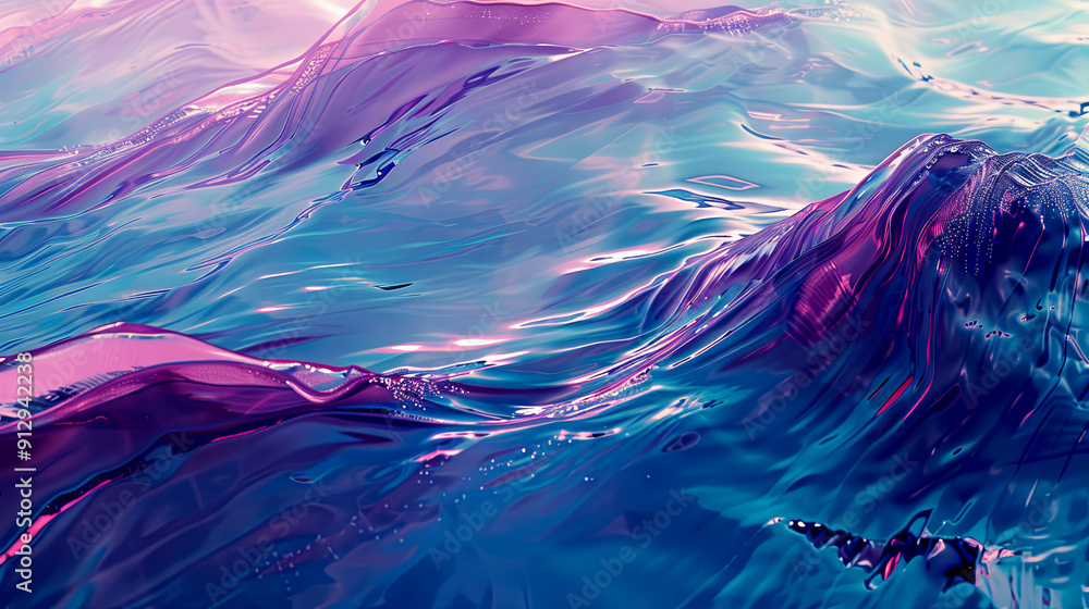 Poster abstract background dynamic liquid fluid holographic gradient iridescent background luxury abstract 
