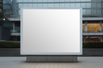 Advertisement sign png mockup, transparent design