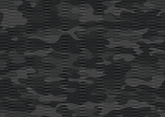 
Camouflage black pattern seamless trendy gray dark background