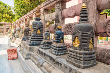 Mahabodhi Temple where gautama buddha attained enlightenment and formulated his teachings, bodh...