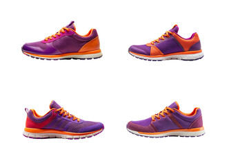 Modern Sneaker on Transparent Background