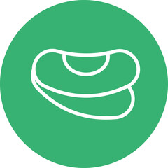 Beans Vector Line White Circles Multicolors