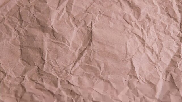 crumple or torn paper texture stop motion on green screen and black background, 4K footage