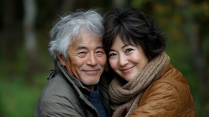 Two people sharing a heartfelt smile, care about someone, affection