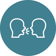 Emotional Graph Vector Line White Circles Multicolors