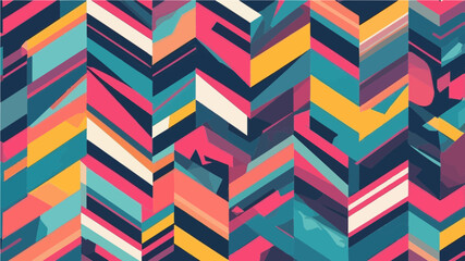 Obraz premium Abstract Geometric Pattern with Gradients and Textures