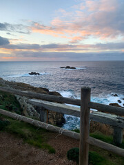 oceanfront path in Galicia