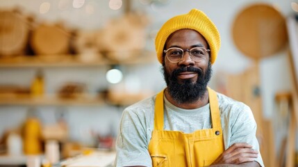 Felon learning carpentry skills in a workshop, Felon, Craftsmanship and learning