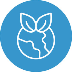 Environmental Vector Line White Circles Multicolors