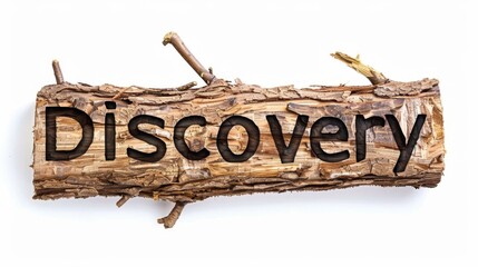 Innovation and breakthrough symbol created in Oak Twig Letters.