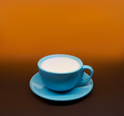 Hot drink - white latte - coffee shop-Riba white latte cup for magazine and advertising use with high quality and precision