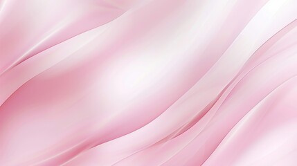 Abstract Pink Curves, Digital Art, Background Design, Soft Hues, Minimalist, Pink, Abstract