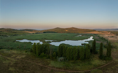 Landscape of Tihany at the inner lake, Hungary