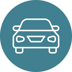 Obraz premium Vechicle Vector Line White Circles Multicolors