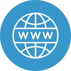 Website Vector Line White Circles Multicolors