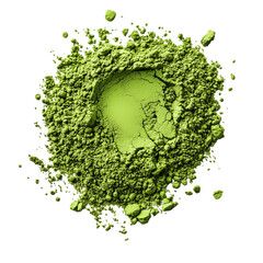 Matcha Powder on a White Transparent Background PNG