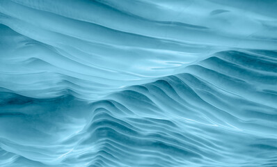 Inside the ice cave - ice cave winter frozen nature background landscape - Lake Baikal, Siberia, Eastern Russia