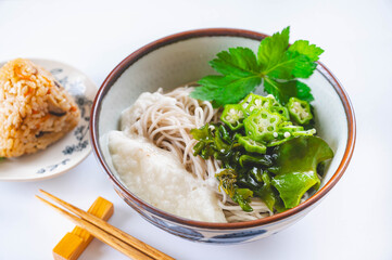 ネバネバぶっかけそば