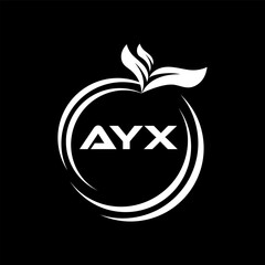 AYX letter logo Design. AYX Simple and modern monogram logo. Abstract Alphabet vector Design.