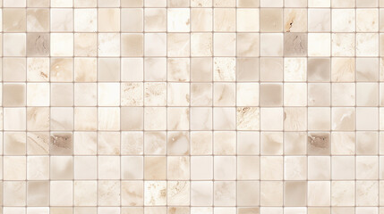 A white tile floor with a pattern of squares