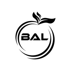 BAL letter logo Design. BAL Simple and modern monogram logo. Abstract Alphabet vector Design.