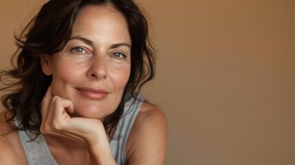 Fototapeta premium The smiling confident woman