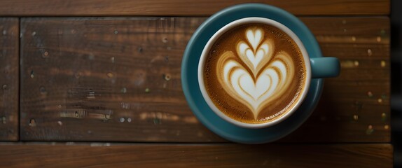 cup of coffee, drone vision