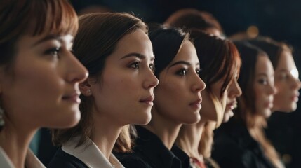 Obraz premium Group of Women Sitting Together